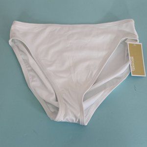 Michael Kors High Rise White Swimsuit Bottom (NWT)